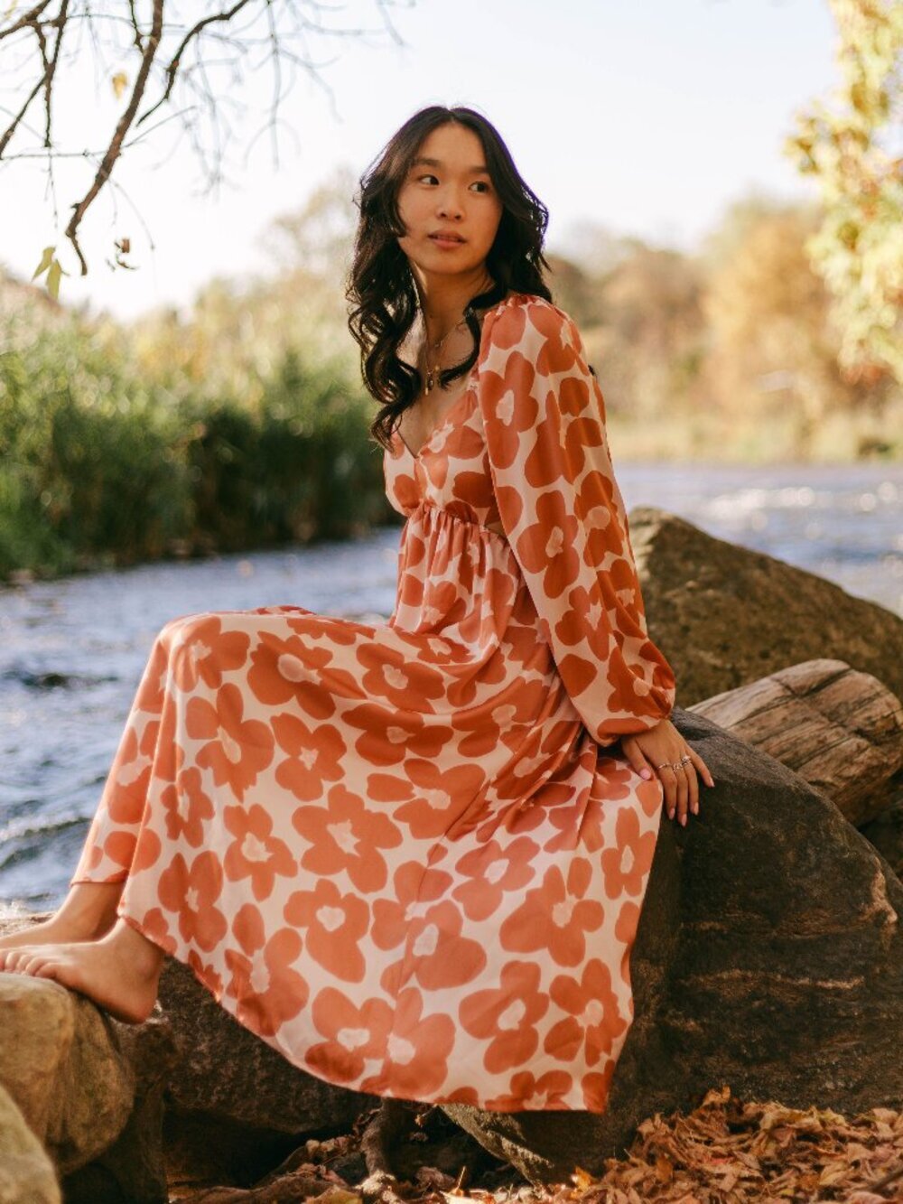 *NEW* Mittoshop Light My Love Floral Midi Dress